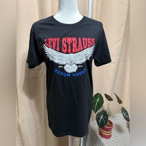 Levi Strauss Denim Goods Eagle Graphic T-Shirt - NWOT - Small